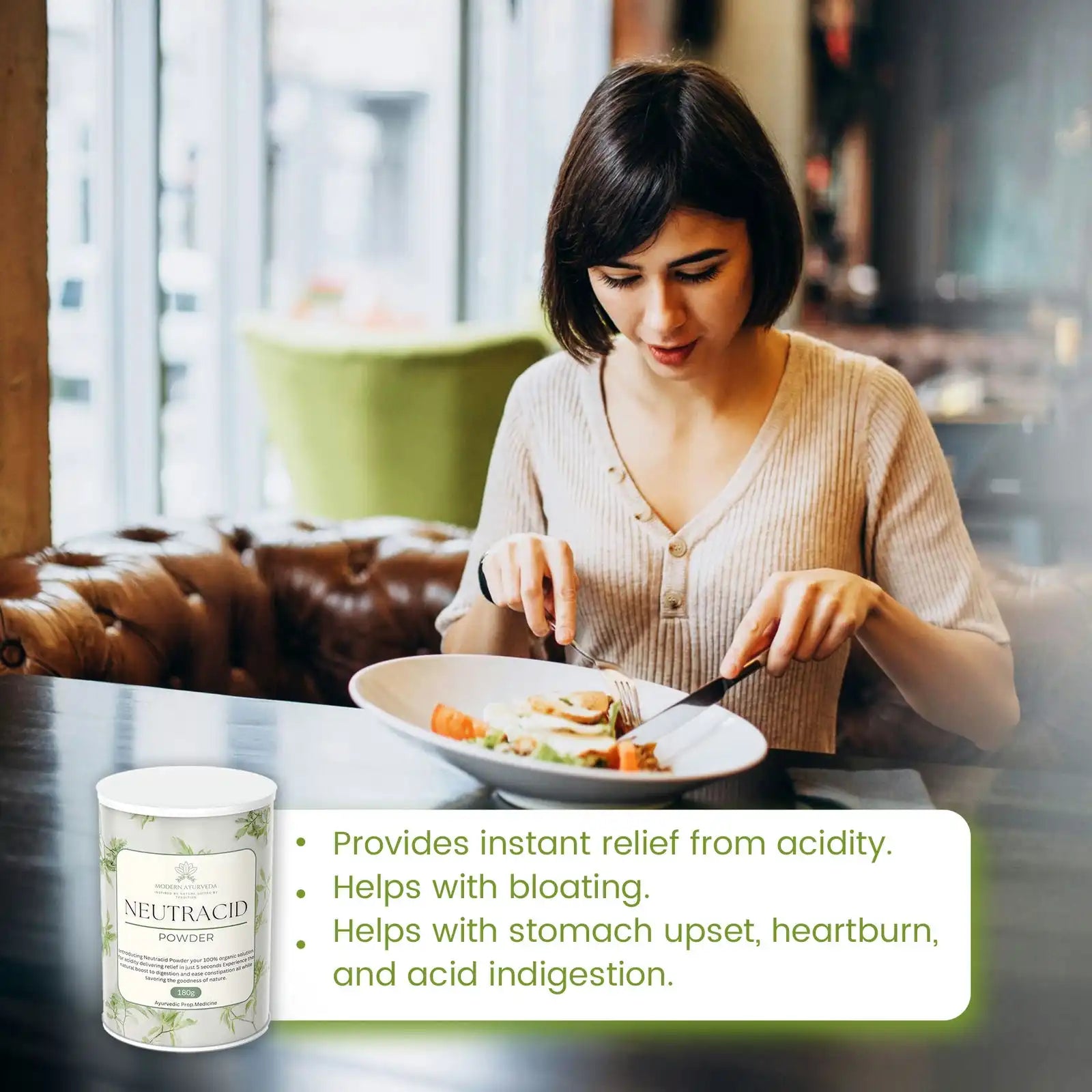 Neutracid Powder (180g)  Instant relief from acidity and digestion issues.