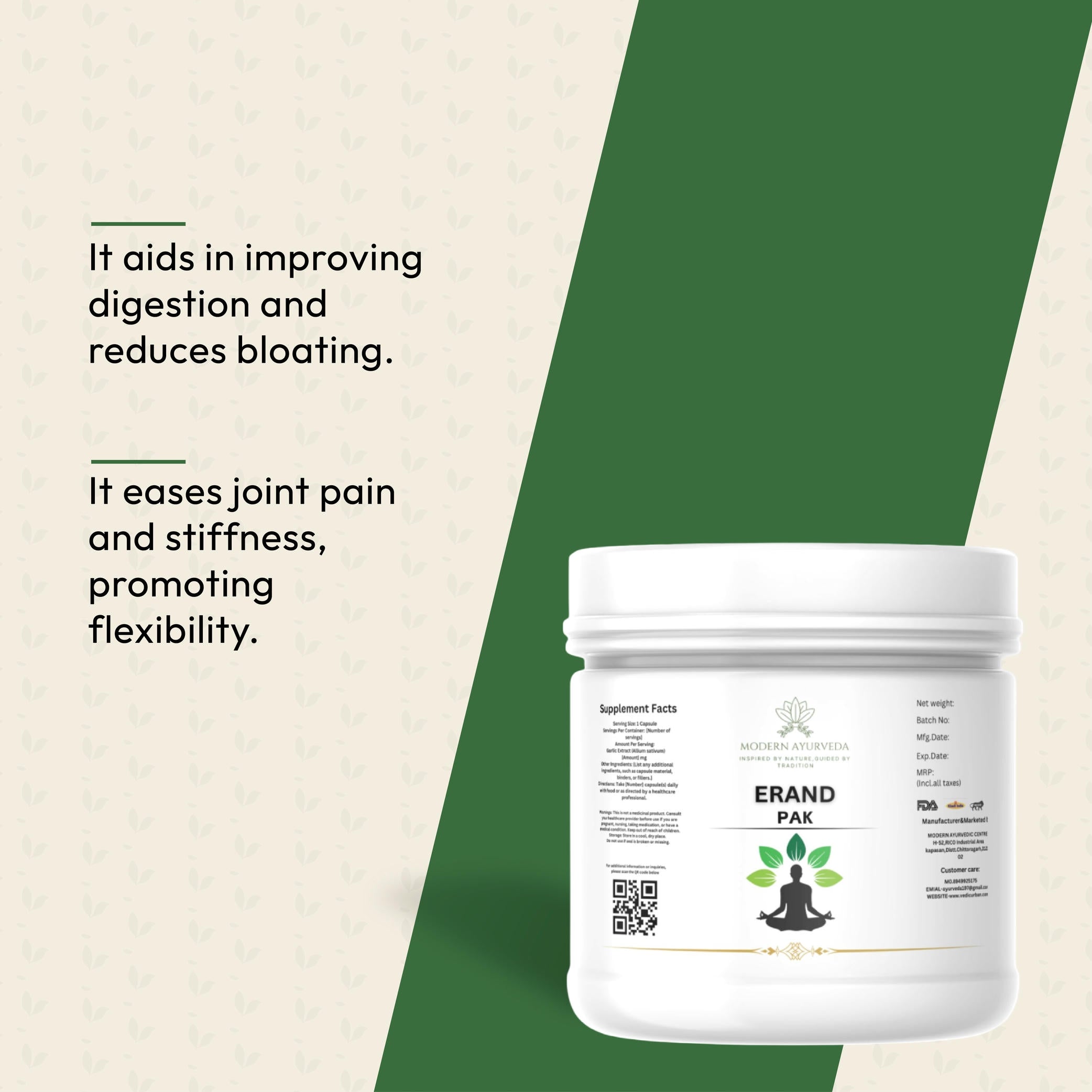 Erand Pak (500g)  Relieves joint pain and enhances digestion.