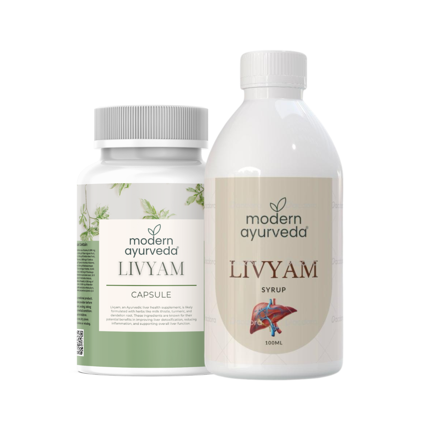 Livyam Kit (Syrup 100 ml + Capsule 60) - For Liver Detox