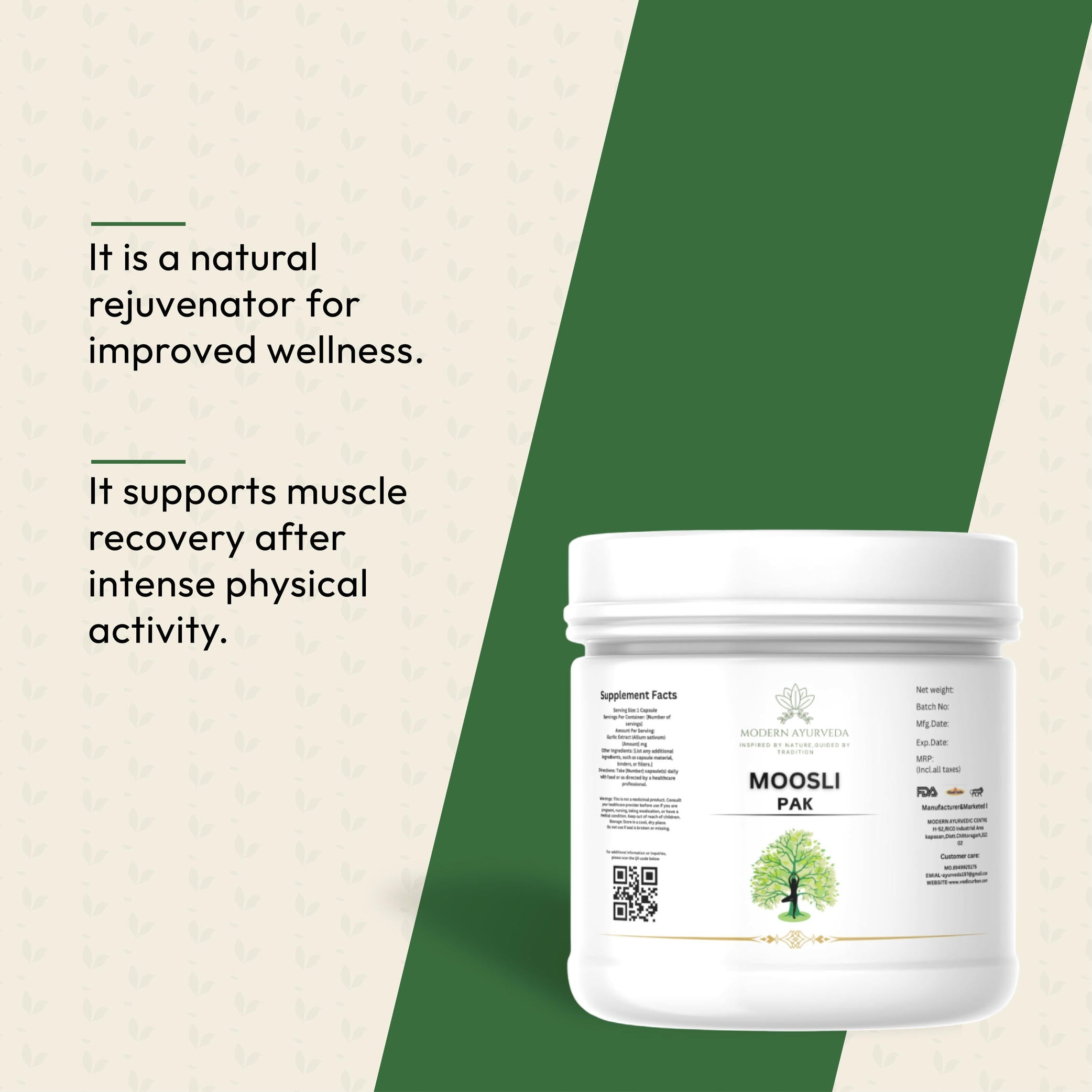 Moosli Pak (500g)  Boosts energy and revitalizes the body.
