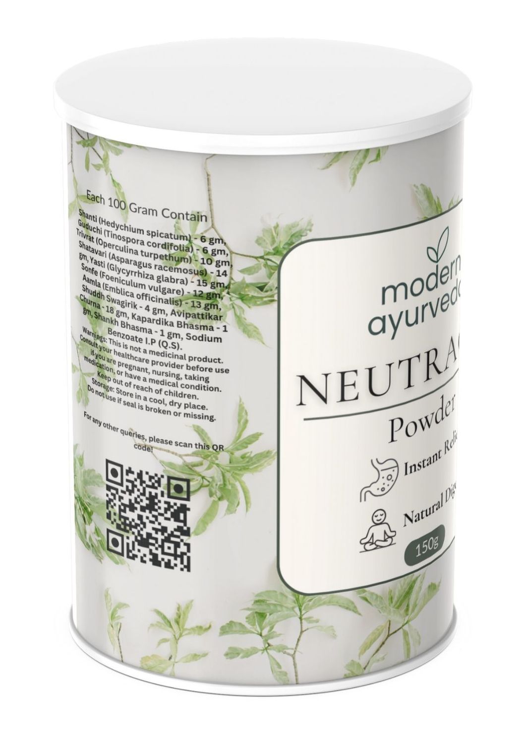 Neutracid Powder (180g)  Instant relief from acidity and digestion issues.