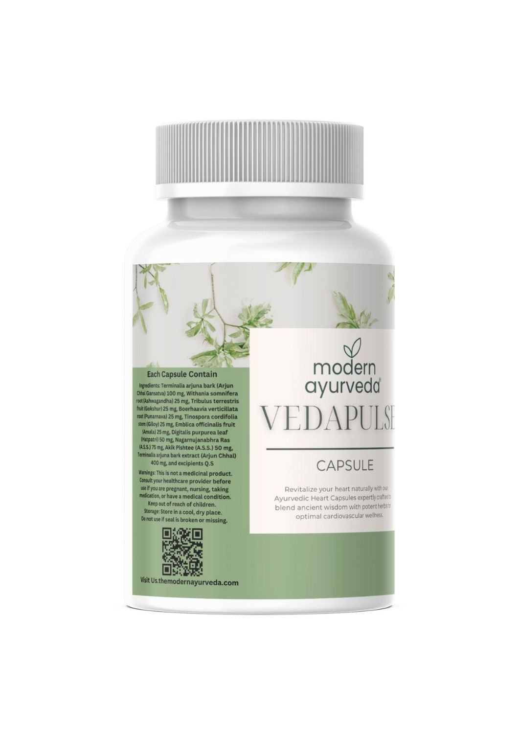 Vedapulse Capsules (60 capsules) - Supports Heart Health & Manages Cholesterol Naturally