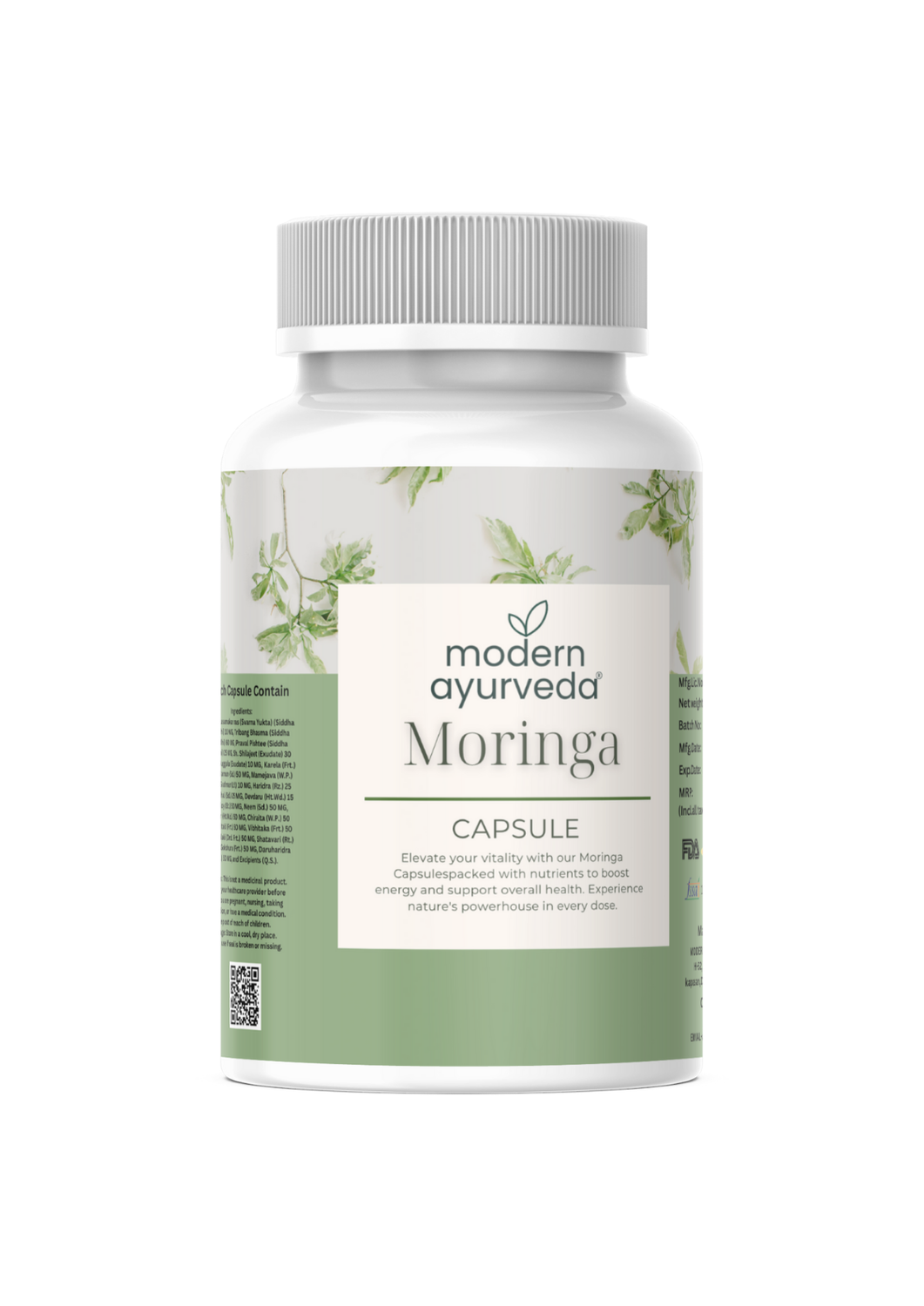 Moringa Capsules (60 capsules) - Increases Energy & Strengthens Immunity
