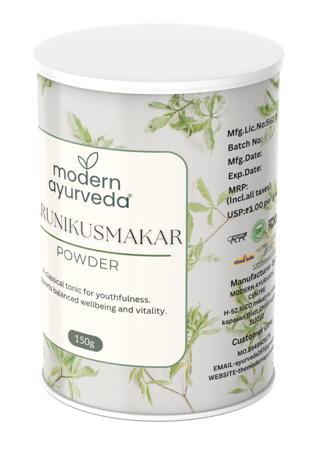 Tarunikusmakar Powder (150g) - Balances Hormones & Promotes Women’s Vitality