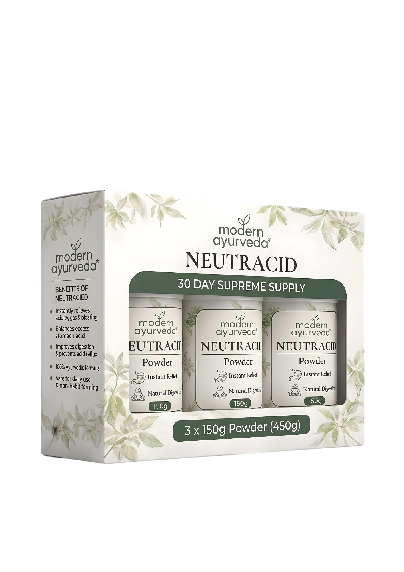 Neutracid Powder (450g) - Instant Acidity Relief - 30-Day Maximum Care