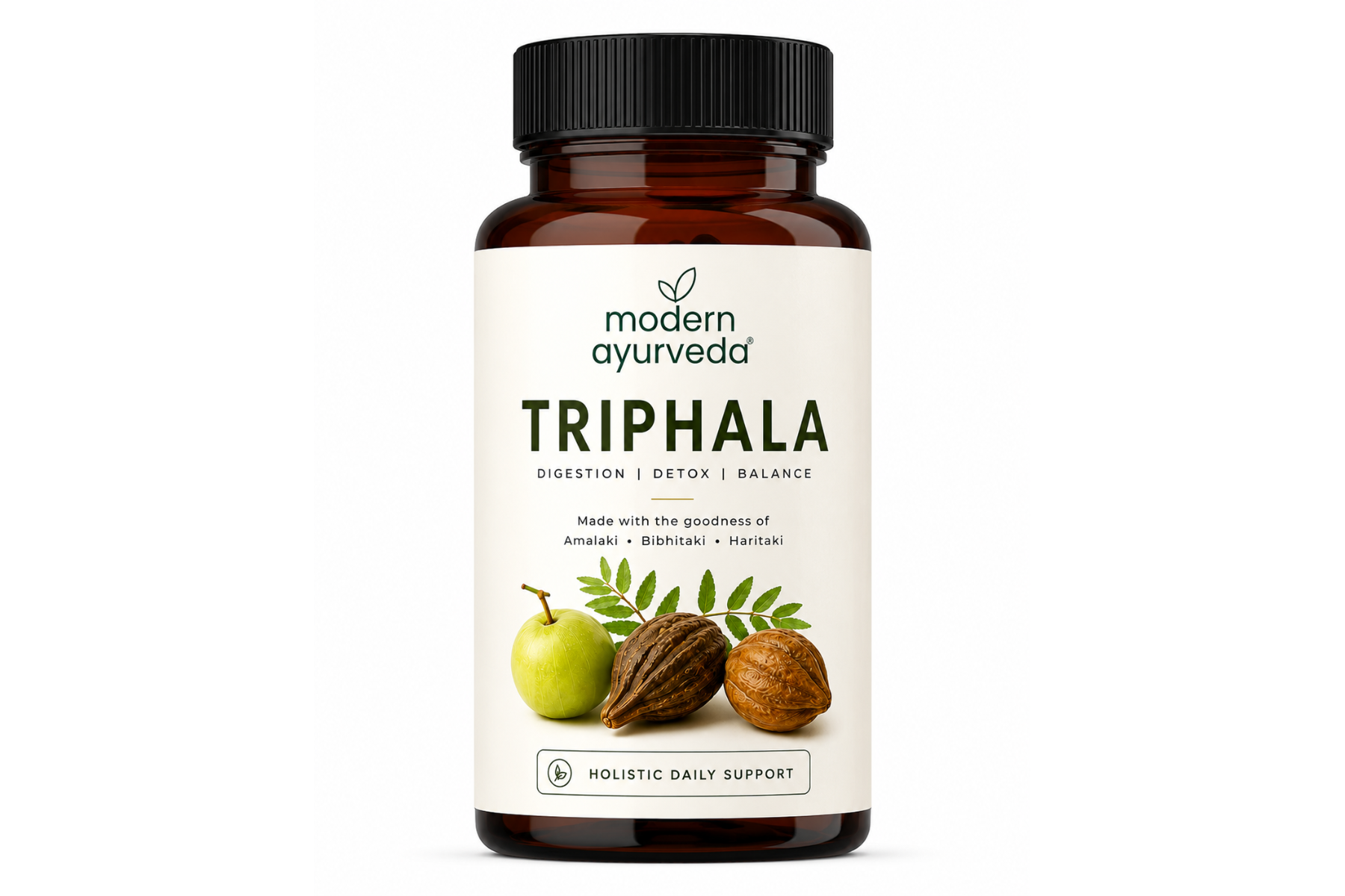 Triphala Capsules (60 capsules) - Detoxifies Body & Promotes Digestive Wellness