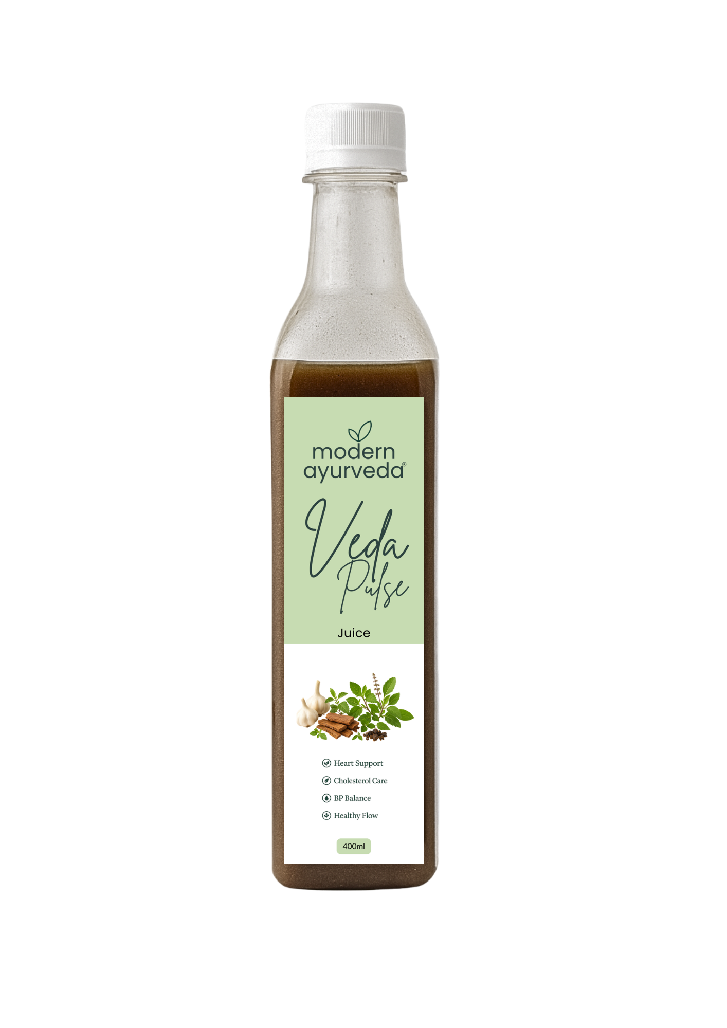 Vedapulse Juice 400 ml - For Heart Health & Cholesterol Balance