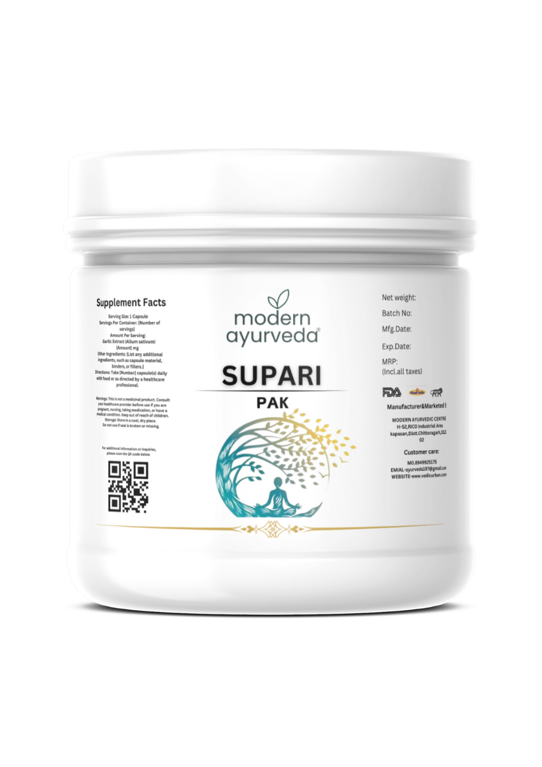 Supari Pak (500g) - Balances Women’s Wellness & Reproductive Health