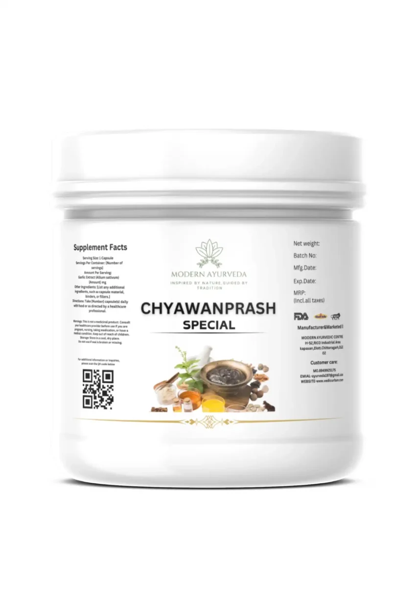 Chyawanprash (500g)  Boosts immunity, energy, and overall vitality.