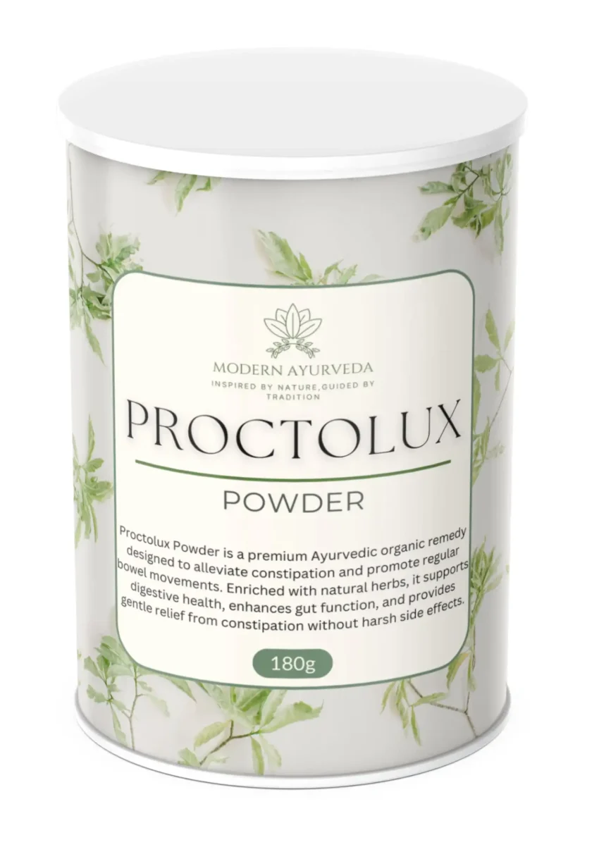 Proctolux Powder (180g)  Gentle relief from constipation and digestive discomfort.