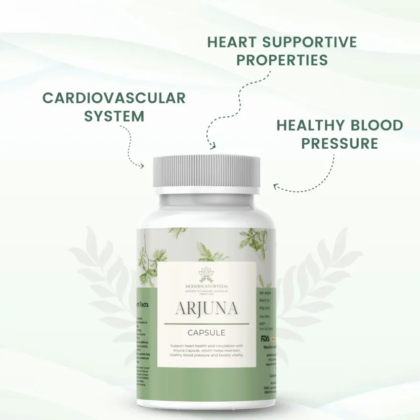 Arjuna Capsules (60 capsules)  Supports heart health and circulatory balance.